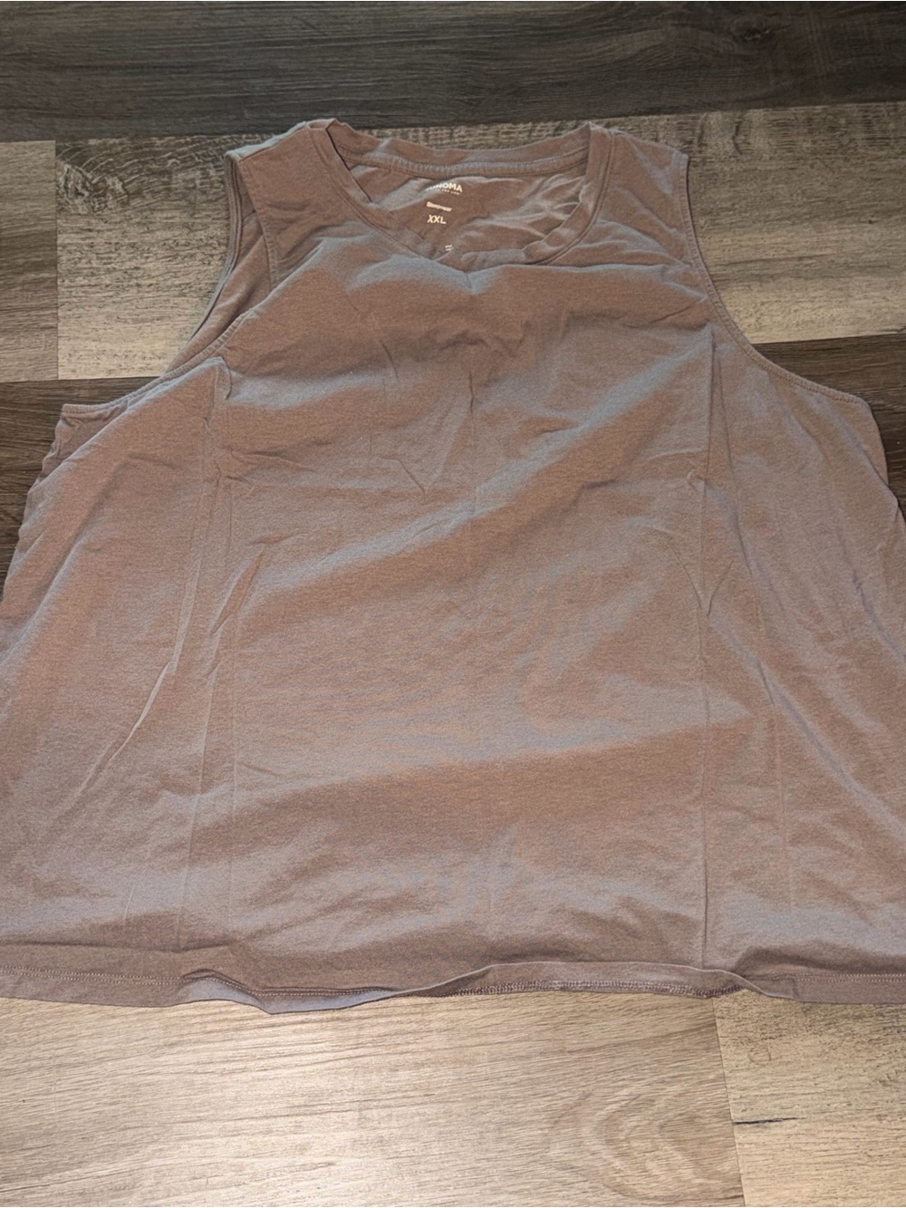 Sonoma Men’s Sleeveless Tank in Taupe Brown